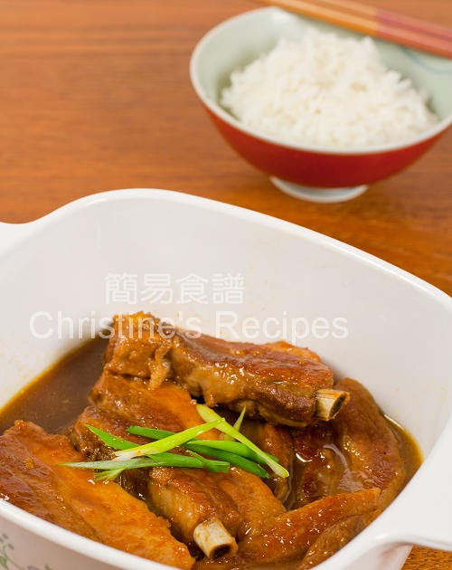 Stewed Pork Ribs in Orange Juice (橙汁肉排) Christine's Recipes Easy